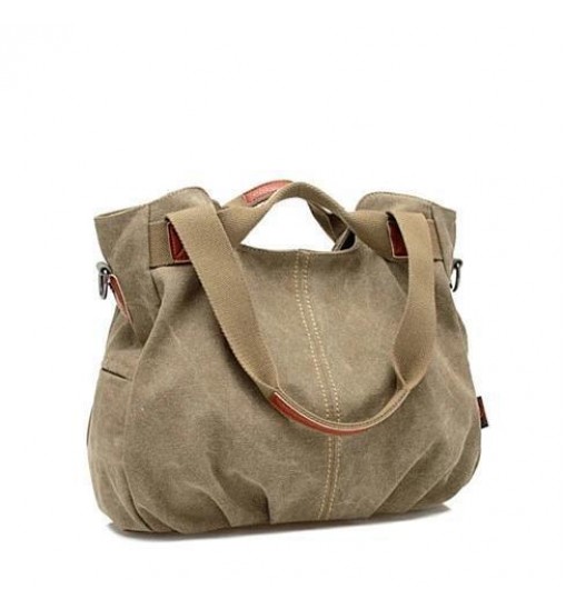 Color: Juicy Pear - ARM CANDY Handy Natural Canvas Handbag