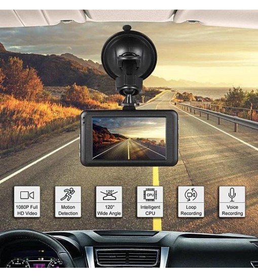 Black Box Dash Cam 1080P G-Sensor Looping Car Camera