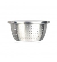 Thicken Colander Strainer Basin Cooker Utensil Mixing Bowl Kitchen Tool Rice Sieve Fruit Washing 304 stainless steel rice sieve