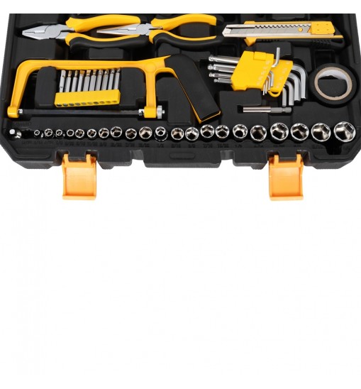 US 198pc Tool Set General Household Repair Hand Tool Kit with Toolbox Storage Case