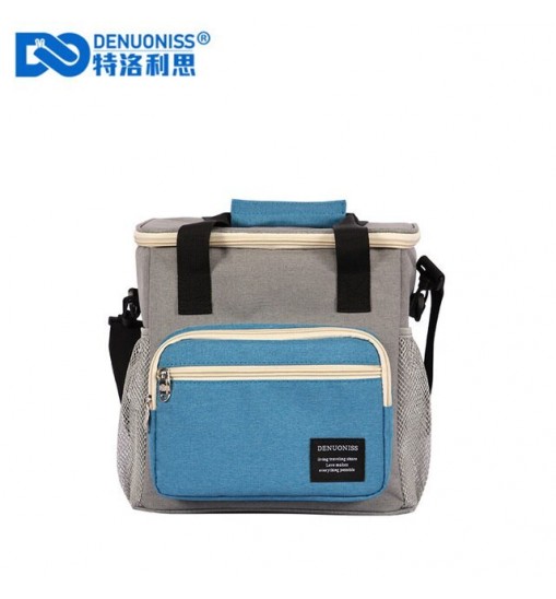 Color: LH114-001-Blue - DENUONISS Refrigerator Bag Waterproof Thickening Thermos Cooler Bag Sac Isotherme Thermal Bag