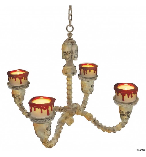 Lighted chandelier-bone