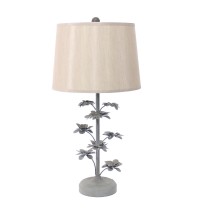 8 X 12 X 28 Gray Rustic Flowering Tree - Table Lamp