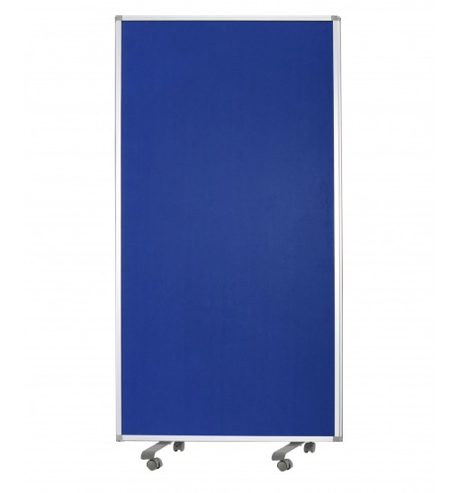 106 X 1 X 71 Blue Metal And Fabric - Screen