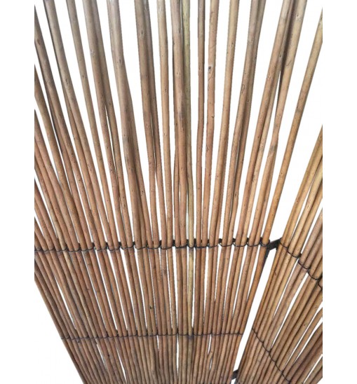 Three Panel Natural Willow Room Divider Screen