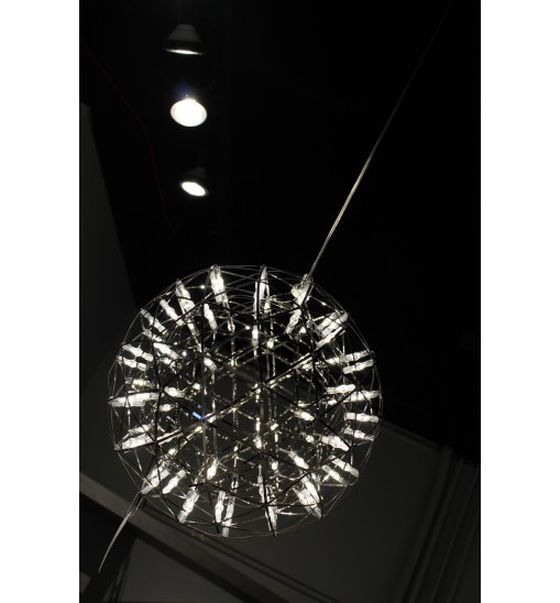 17 X" 17" Stainless Steel Pendant Lamp