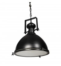 Industrial Black Metal Hanging Pendant Light