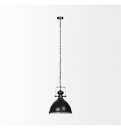 Industrial Black Metal Hanging Pendant Light