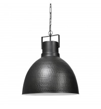 Hammered Gray Metal Pendant Hanging Light