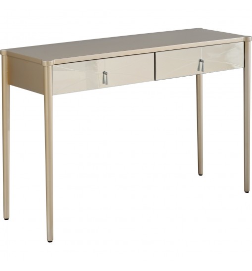 Champagne Finish Console Table