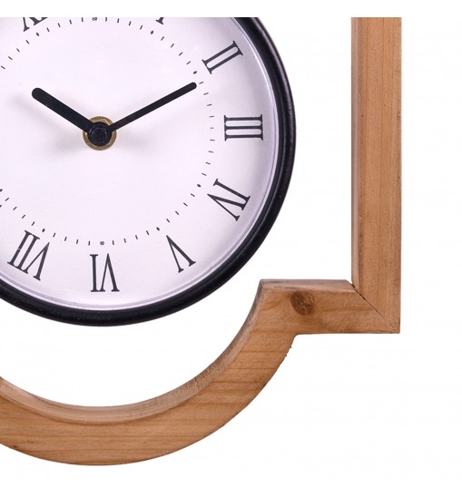 Wooden Frame Hanging Wall Clock