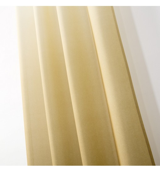 Set of Two 84"  Gold Ombre Shades Window Panels