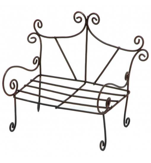 Timeless Miniatures Rustic Garden Bench