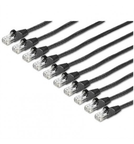 6 ft. CAT6 Cable Pack Black