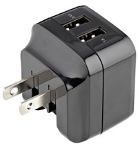 2 Port USB Wall Charger - 17W