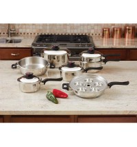 7-Ply  17pc T304 Stainless Steel Cookware Set