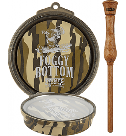 Primos Foggy Bottom Turkey Call Glass Pot Call Mossy Oak Bottomland