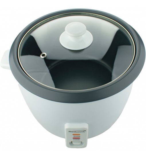 Brentwood Appliances TS-380S Rice Cooker with Steamer (10 Cups, 700 Watts)