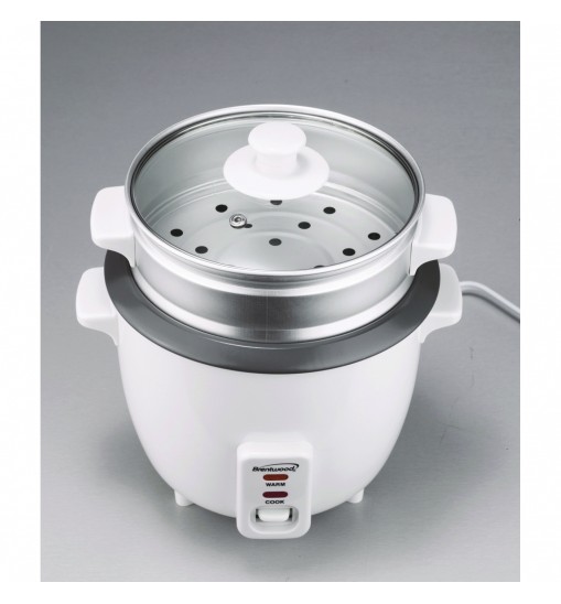 Brentwood Appliances TS-380S Rice Cooker with Steamer (10 Cups, 700 Watts)