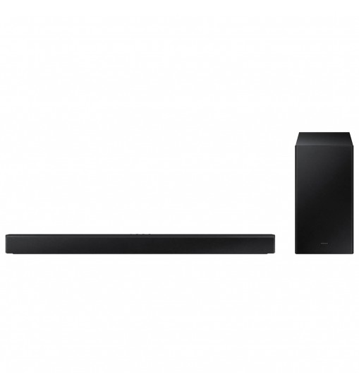 Samsung HW-B450/ZP Bluetooth 2.1-Channel Dolby Audio/DTS 33.8-In. Sound Bar, with Wireless Subwoofer, Black