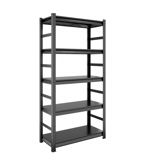 Storage Shelves 5 Tier Heavy Duty Metal Shelving Unit Adjustable Shelving Units and Storage Rack Kitchen Garage Shelf H72 * W35.4 * D15.7