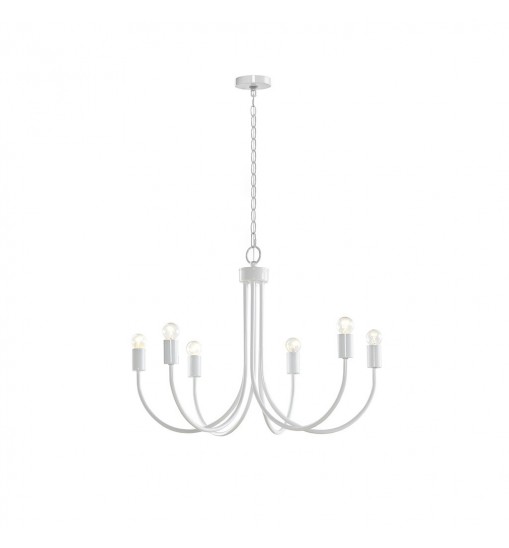 Ellie 6-Light Metal Chandelier