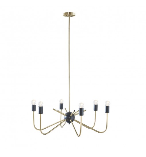 Alexis 6-Light Metal Chandelier