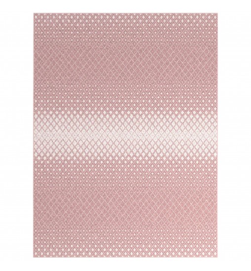 Merriam Pink/Ivory Area Rug 5x8