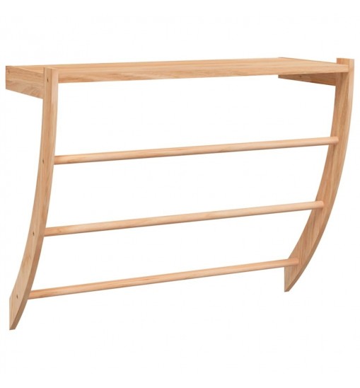 Towel Rack 23.6"x10"x19.3" Solid Wood Walnut