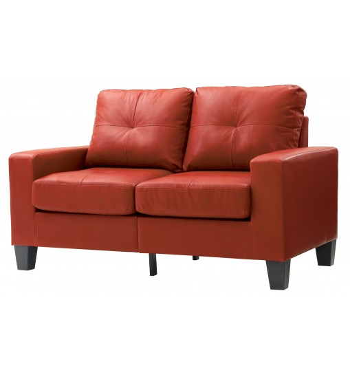 Glory Furniture Newbury G465A-L Newbury Modular Loveseat , RED