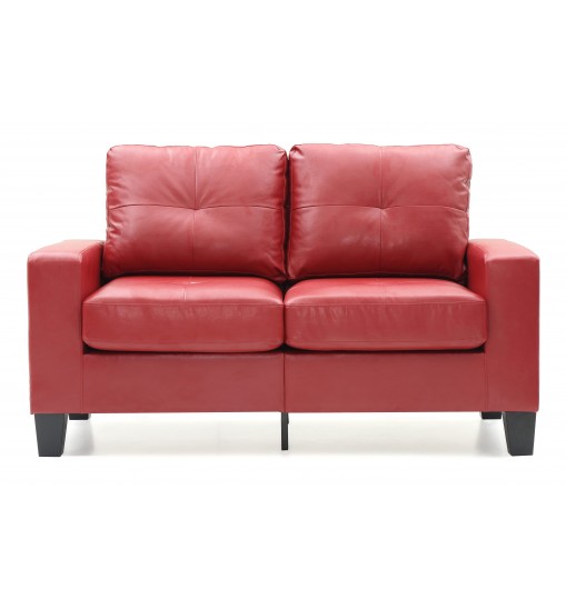 Glory Furniture Newbury G465A-L Newbury Modular Loveseat , RED