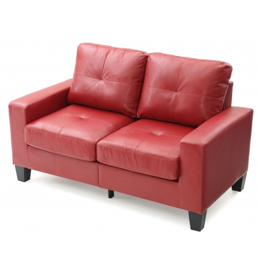 Glory Furniture Newbury G465A-L Newbury Modular Loveseat , RED