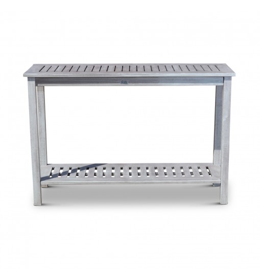 Eucalyptus Console Table, Silver Gray