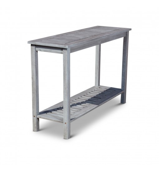 Eucalyptus Console Table, Silver Gray