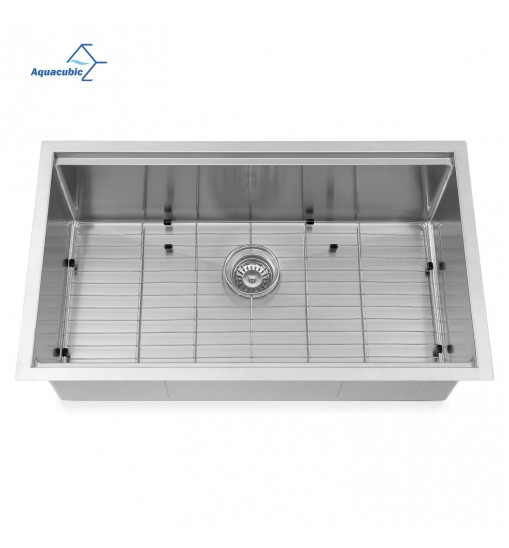 Factory Directly 30 inch or 32 inch  Multi-functional OEM Handmade SUS 304 Stainless Steel Undermount Kitchen Sink Workstation