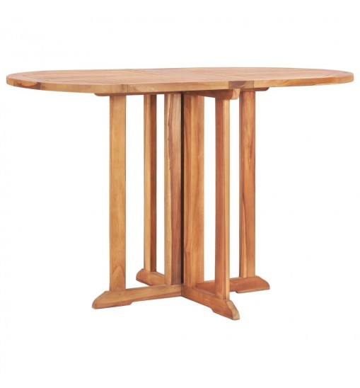 Folding Butterfly Patio Table 47.2"x27.6"x29.5" Solid Teak Wood