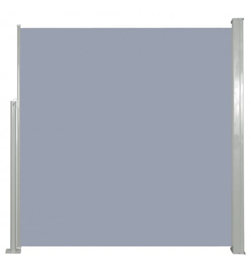 Retractable Side Awning 55.1"x118.1" Gray