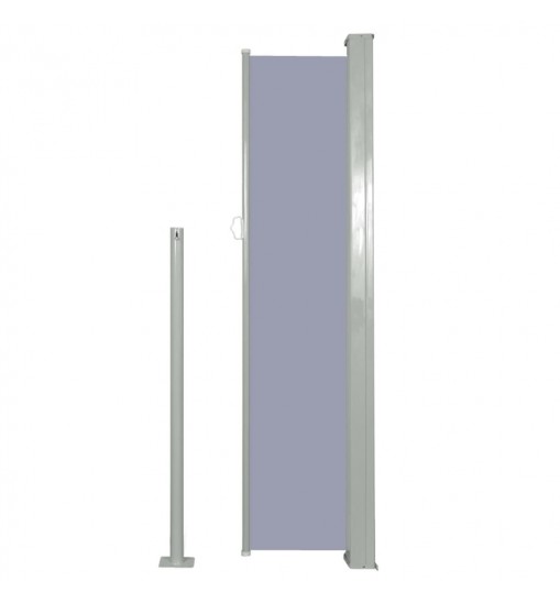 Retractable Side Awning 55.1"x118.1" Gray