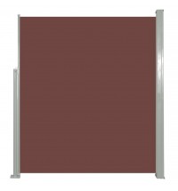 Retractable Side Awning 63"x196.9" Brown