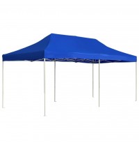Professional Folding Party Tent Aluminum 19.7'x9.8' Blue