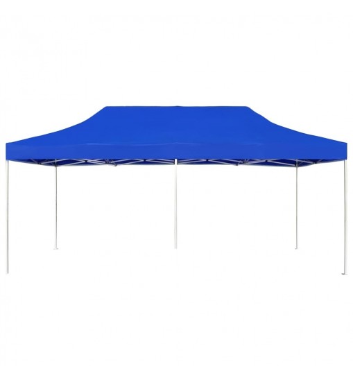 Professional Folding Party Tent Aluminum 19.7'x9.8' Blue