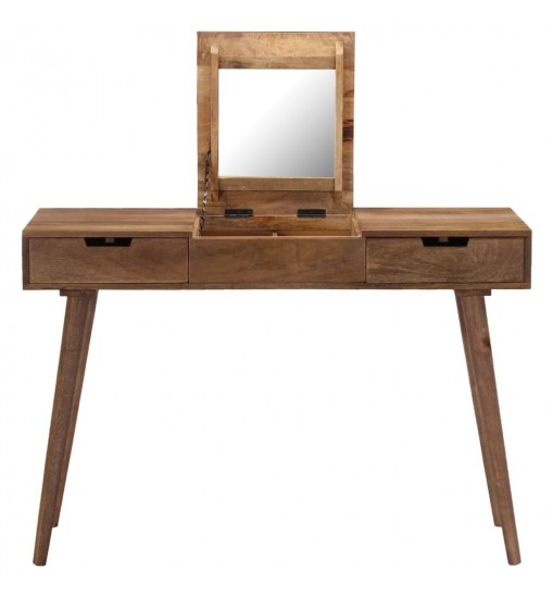 Dressing Table 44"x17.7"x29.9" Solid Mango Wood