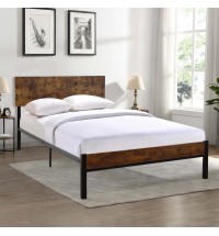 Twin Size metal bed Sturdy System Metal Bed Frame ,Modern style and comfort to any bedroom