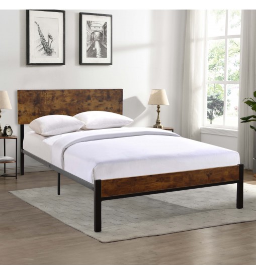 Twin Size metal bed Sturdy System Metal Bed Frame ,Modern style and comfort to any bedroom