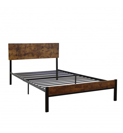 Twin Size metal bed Sturdy System Metal Bed Frame ,Modern style and comfort to any bedroom