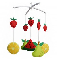 Delicious Fruit Baby Hanging Toy Musical Crib Mobile