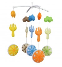 Crib Mobile, [Summer Party, Fruit Fork] Nursery Mobile, Baby Mobile