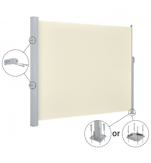 retractable side awning