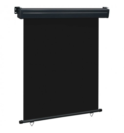 Balcony Side Awning 55.1"x98.4" Black