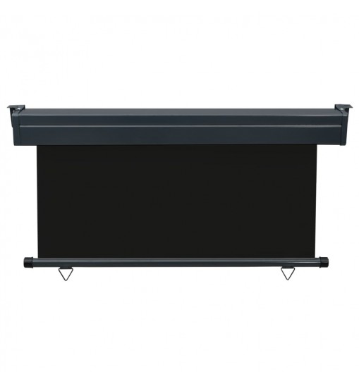 Balcony Side Awning 55.1"x98.4" Black